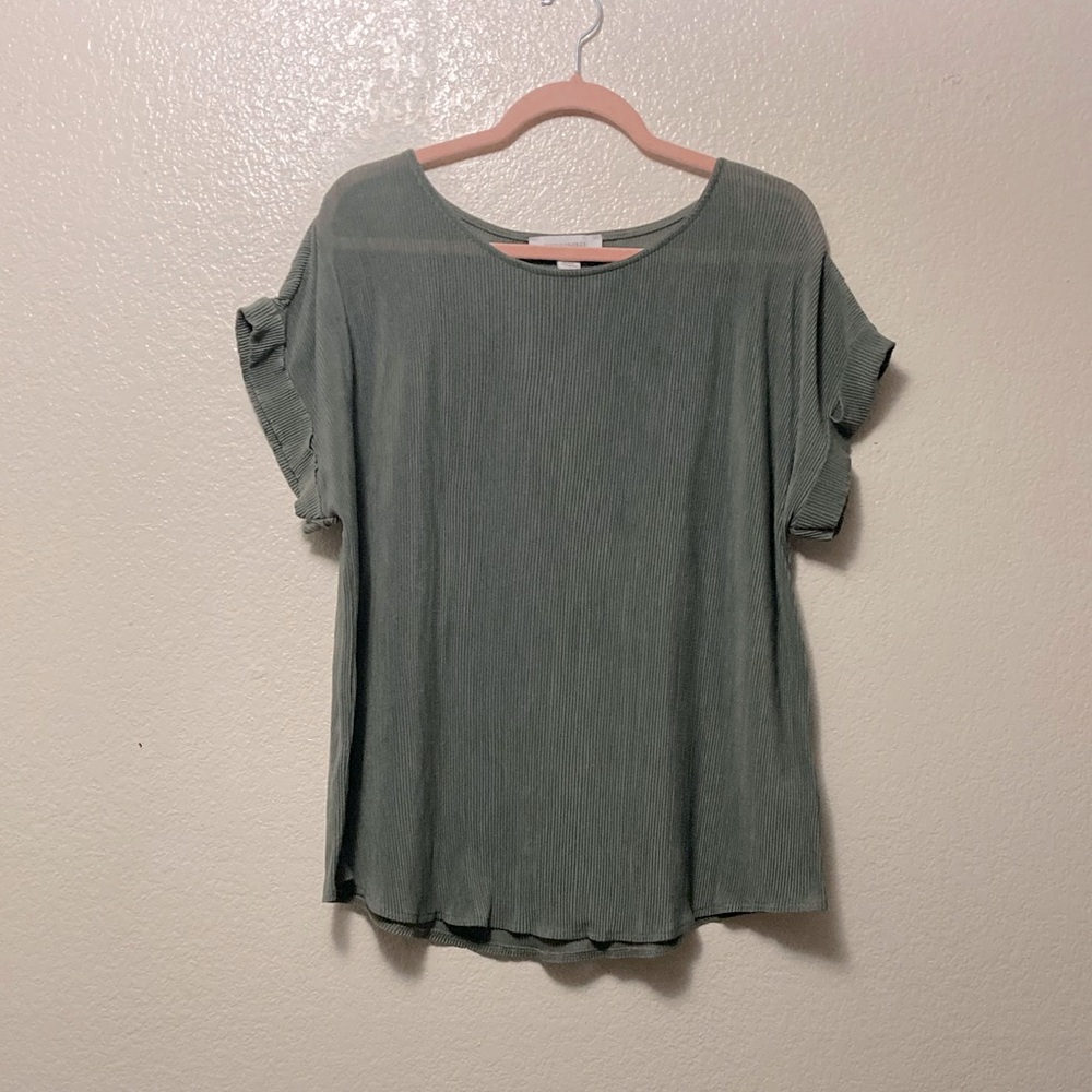 Sage Green Textured Women's Top!